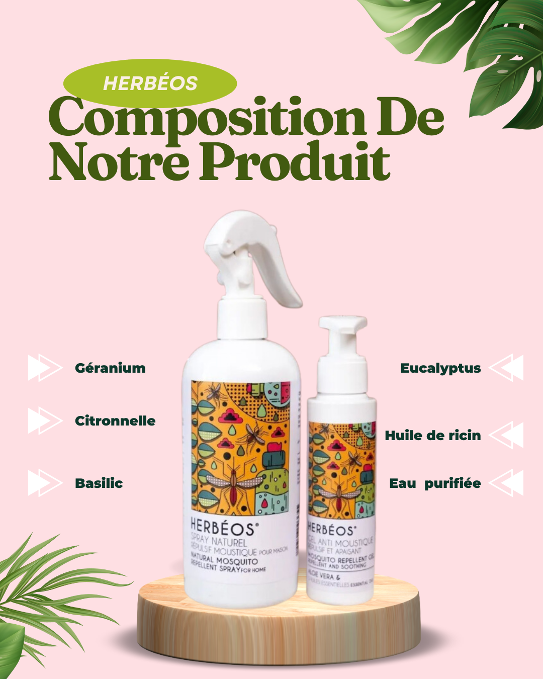 Spray Naturel Répulsif Moustique Pour Maison