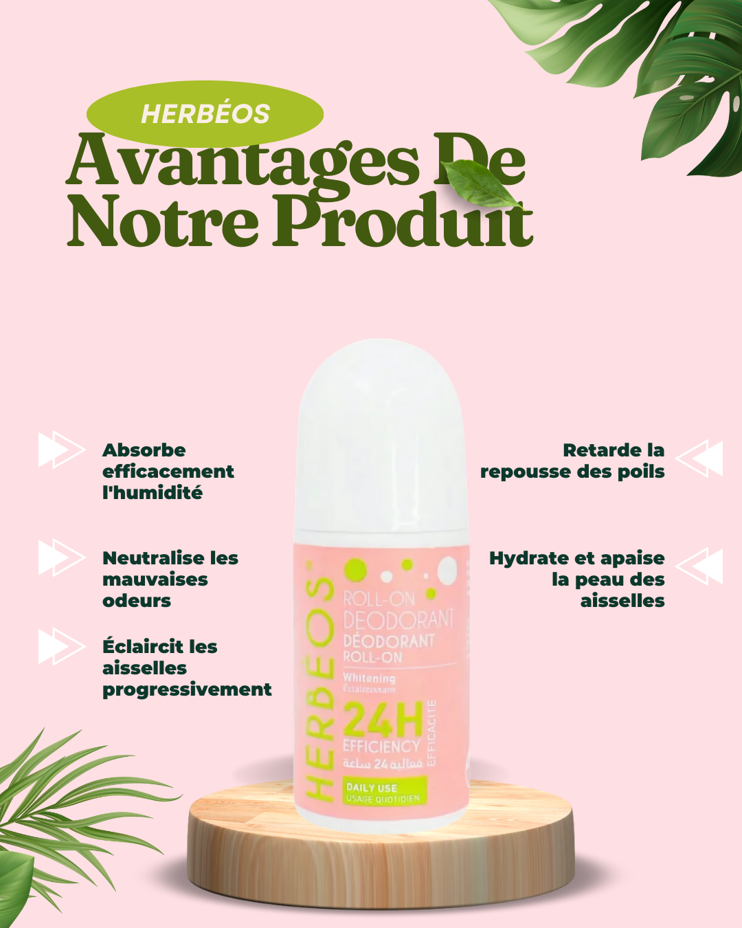 Déodorant roll-on éclaircissant 50 ml