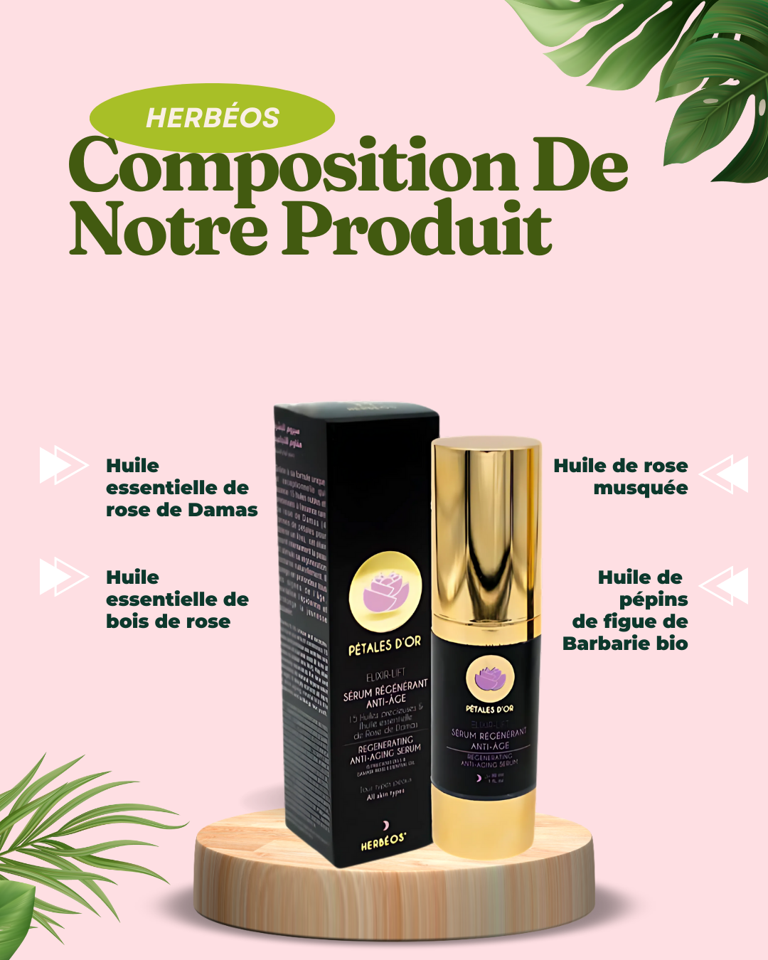 HERBÉOS™ | Élixir Lift - Sérum régénérant anti-âge 30 ml