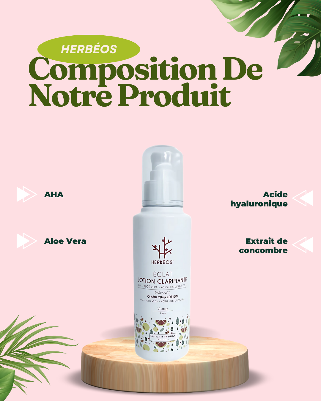 HERBÉOS™ | Lotion Clarifiante Éclat 170 ml