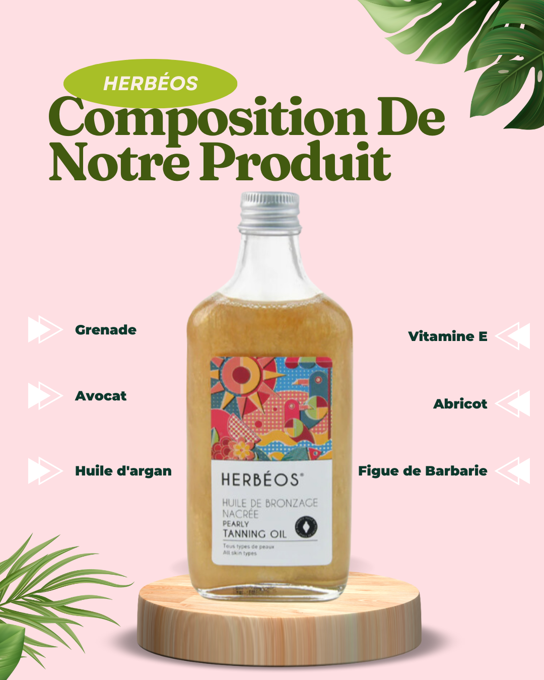 Huile De Bronzage Nacré 100ml
