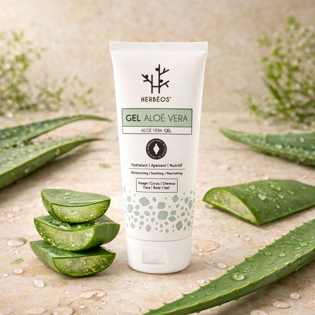 Gel Aloé Vera à L'huile De Pépins De Figue De Barbarie & au collagène marin 200 ml