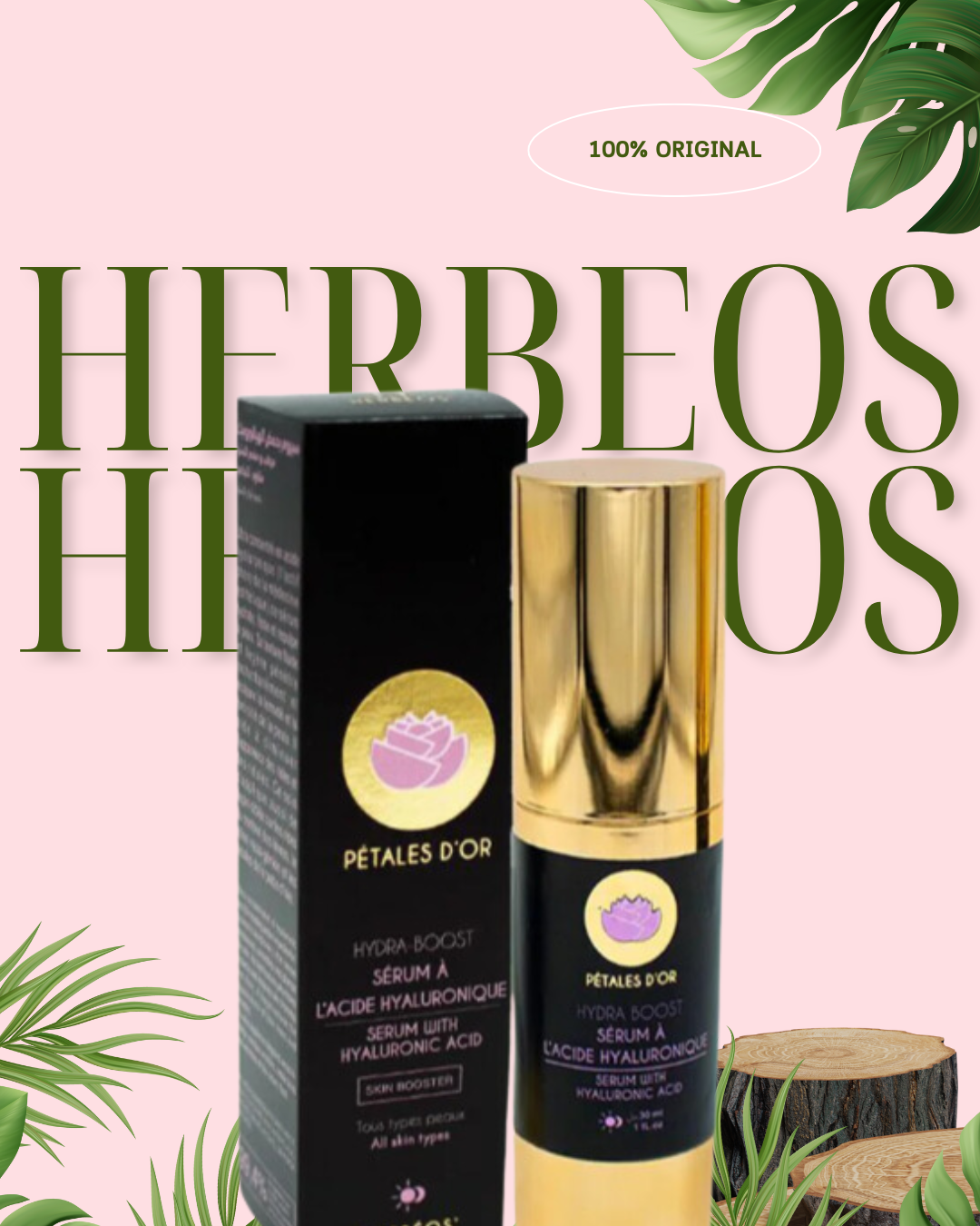 HERBÉOS™ | Hydra Boost - Sérum anti âge à l’acide hyaluronique 30 ml