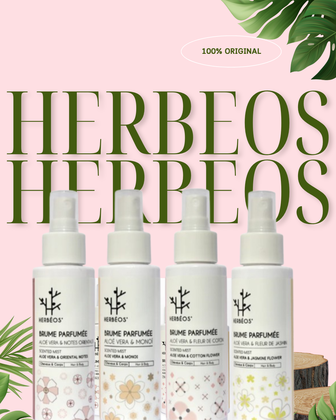 HERBÉOS™ | Les 4 Brumes Parfumées "4ème Offert"