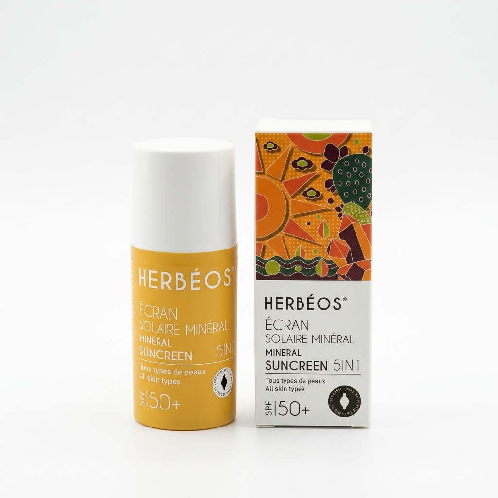 Écran Solaire Minéral Anti âge 5 en 1 SPF 50+ 40 ml