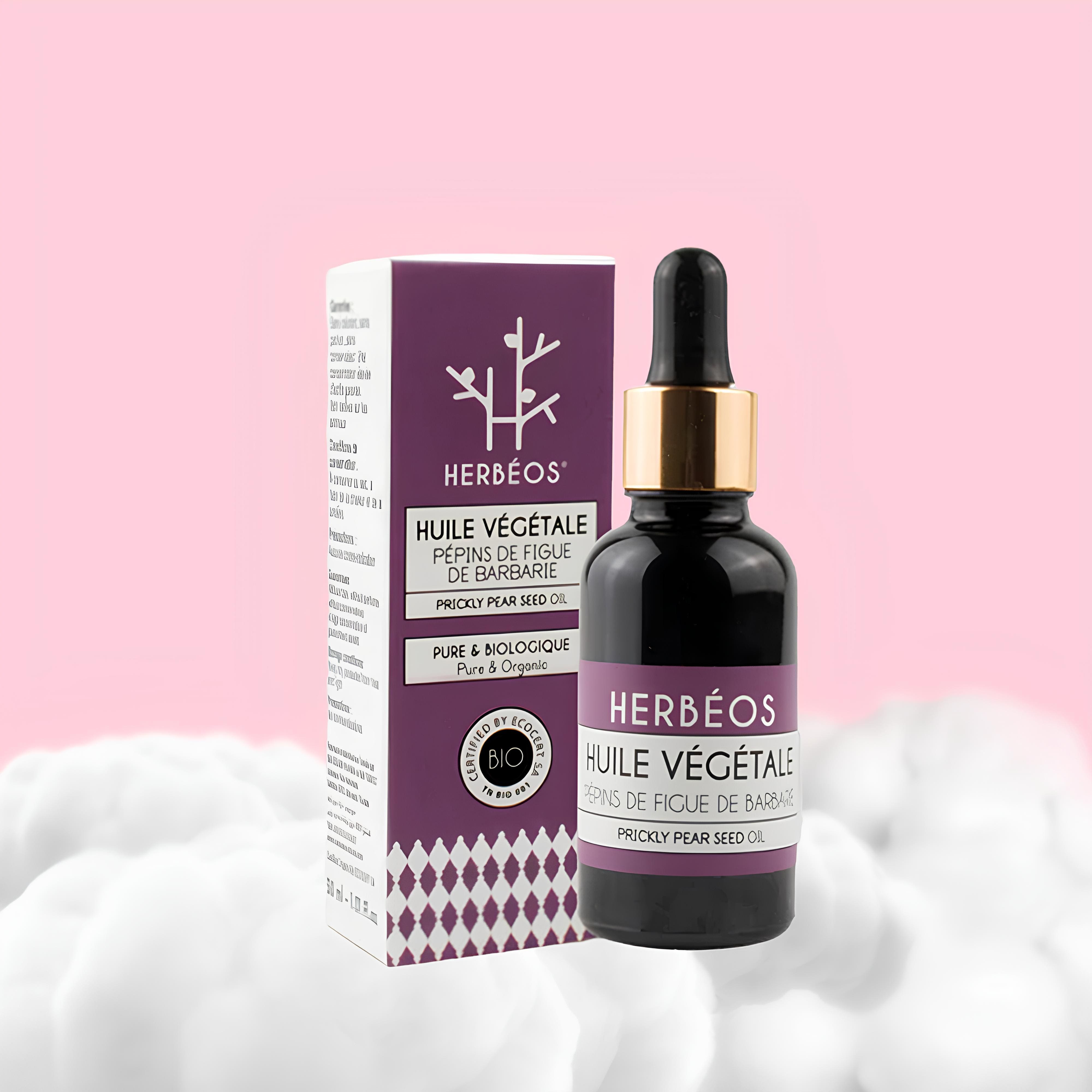 HERBÉOS™ | Huile De Pépins De Figue De Barbarie Bio 30 ml