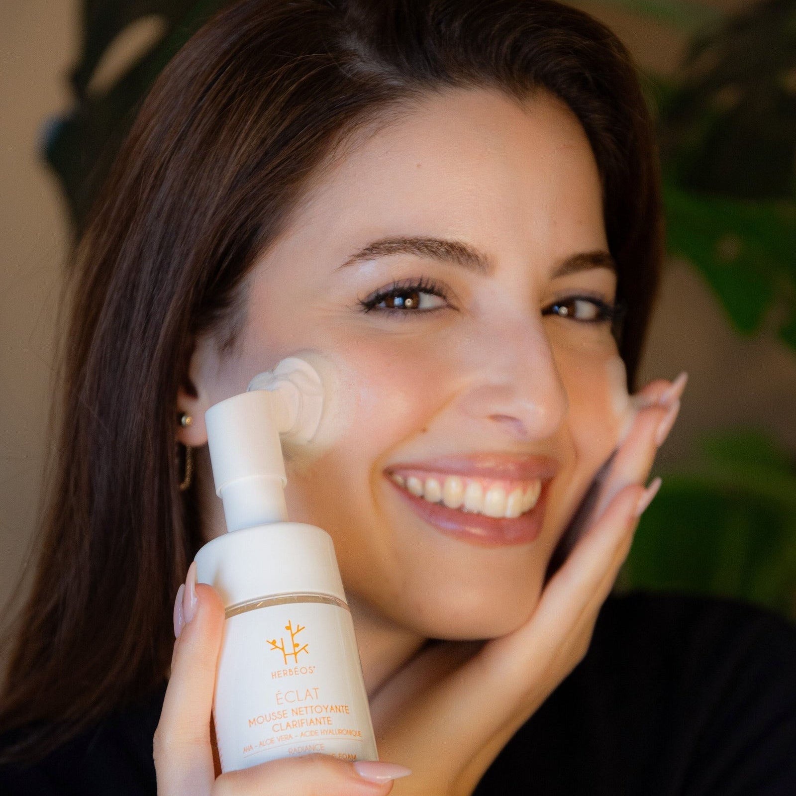 HERBÉOS™ | Mousse Nettoyante Clarifiante Éclat 170 ml