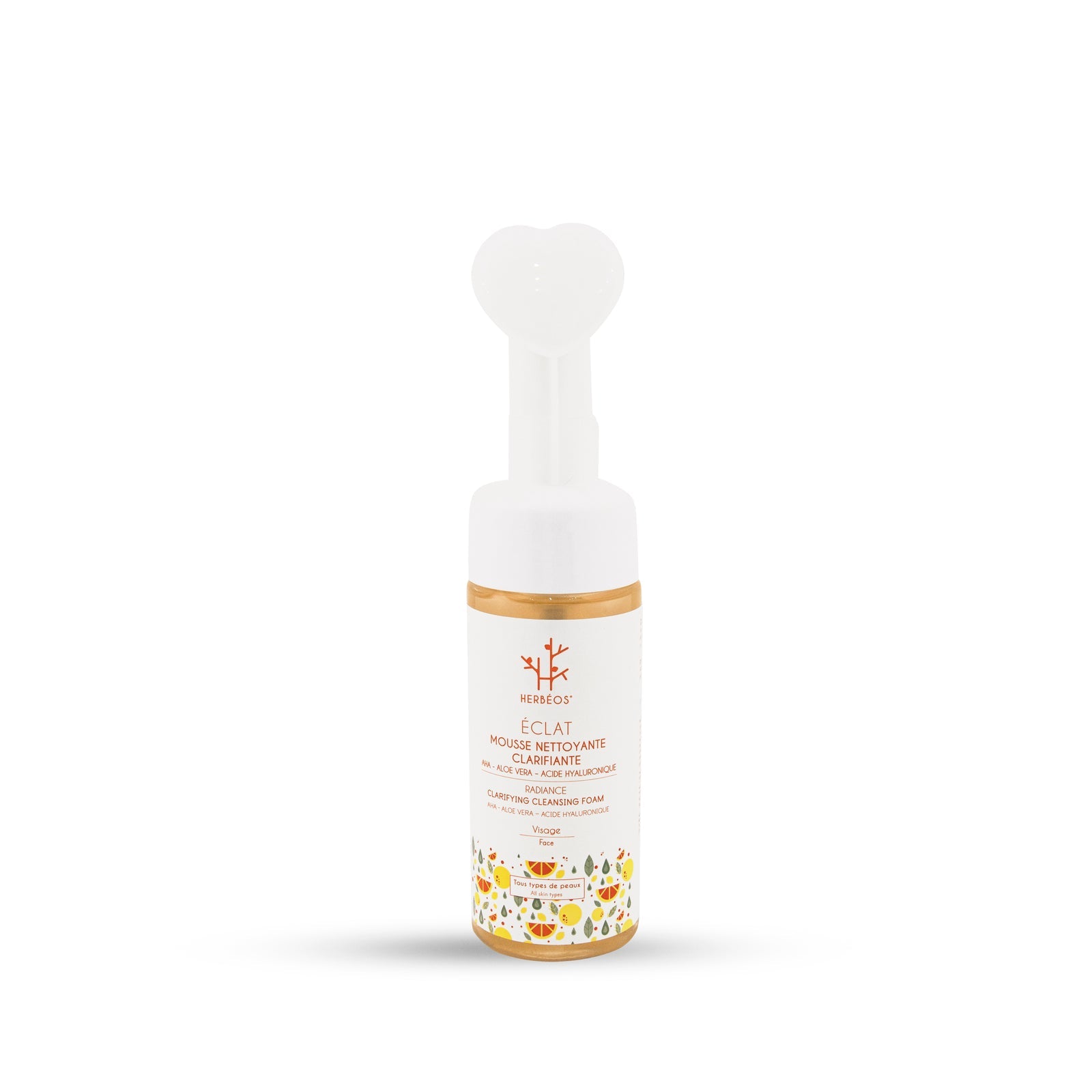 HERBÉOS™ | Mousse Nettoyante Clarifiante Éclat 170 ml